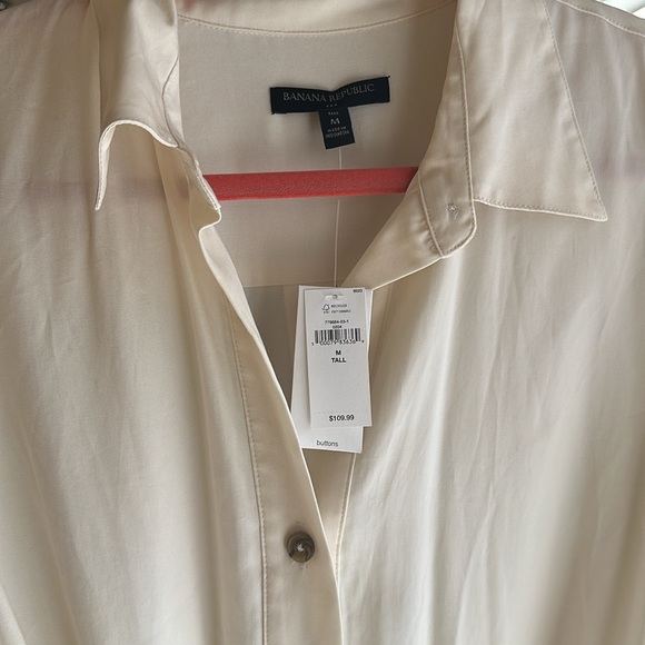 Banana Republic Belted Tencel Shirt dress - Picture 3 of 4